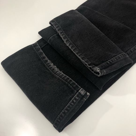 [Levi’s] Men's Black 505 Regular Fit Jeans - Picture 5 of 7